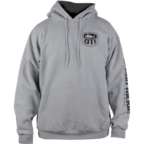 Ocean Tackle International Rooster Logo Hoodie - Grey - 2XL