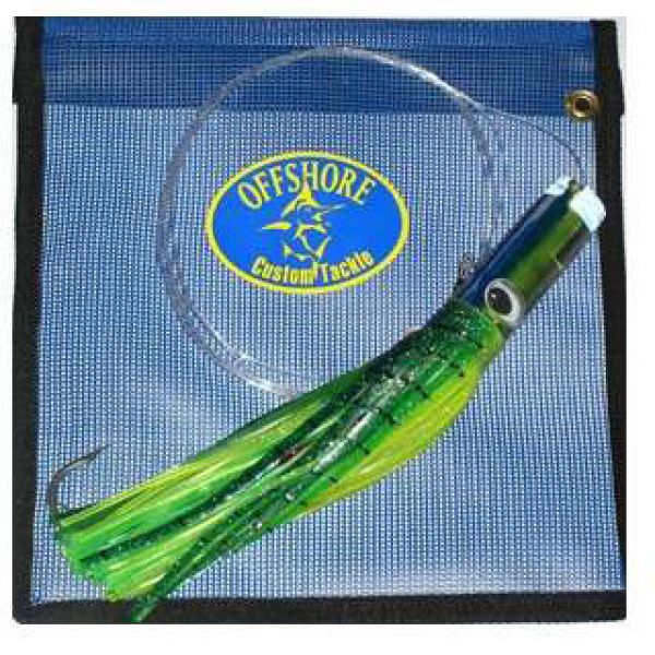 Offshore Custom Tackle Zuker Feathers ZM 5.5 Green/Yellow