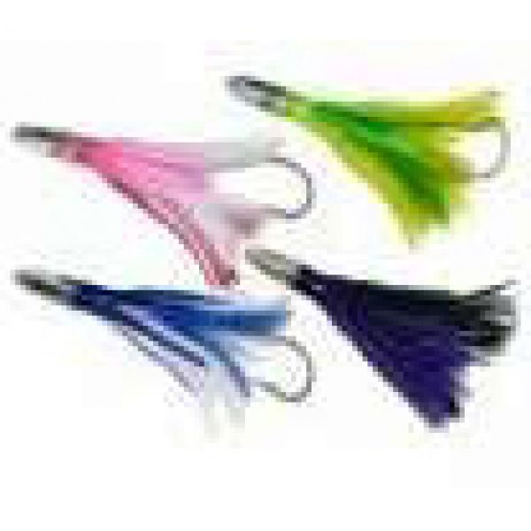 Offshore Custom Tackle Rigged Zuker Feather with Bag Black/Purple