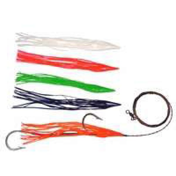 Offshore Custom Tackle 3480 Shark Rig with Skirt White