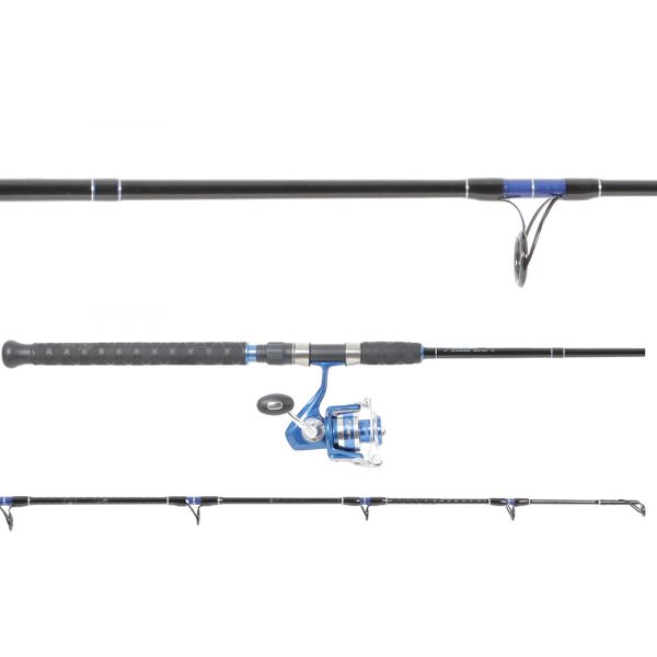 Okuma Blue Azores Reel/TackleDirect Jig Rod Fluke Combo