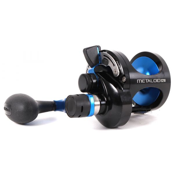 Okuma M-12IIB Metaloid 2 Speed Lever Drag Reel - Blue