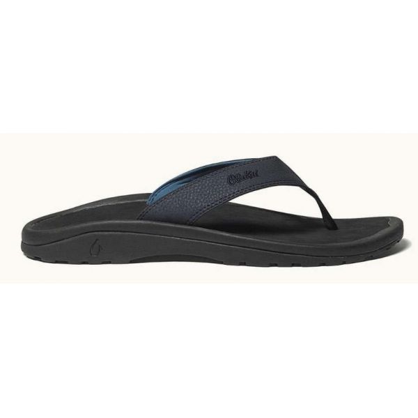 OluKai 10110-CM40 Ohana Men's Sandal - Depth/Black - Size 7