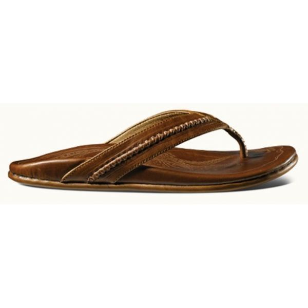 OluKai Mea Ola Men's Sandal - Ginger/Ginger - 10