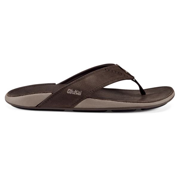 OluKai Nui Men's Sandal - Espresso - 10