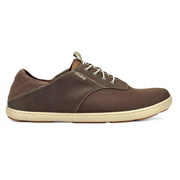 OluKai Nohea Moku Men's Shoe - Dark Wood/Dark Wood - Size 7