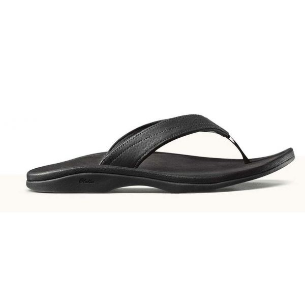 OluKai Ohana Women's Sandal - Black/Black - Size 5