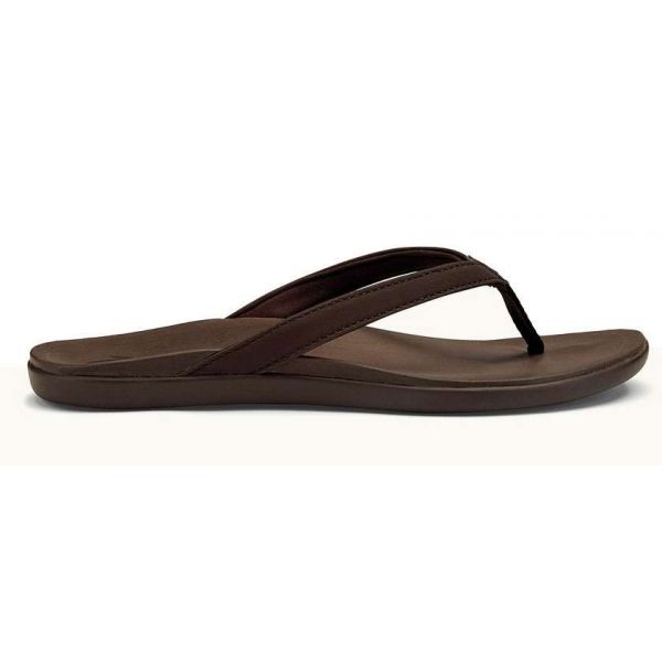 OluKai Ho'Opio Women's Sandal Kona Coffee/Kona Coffee - 6