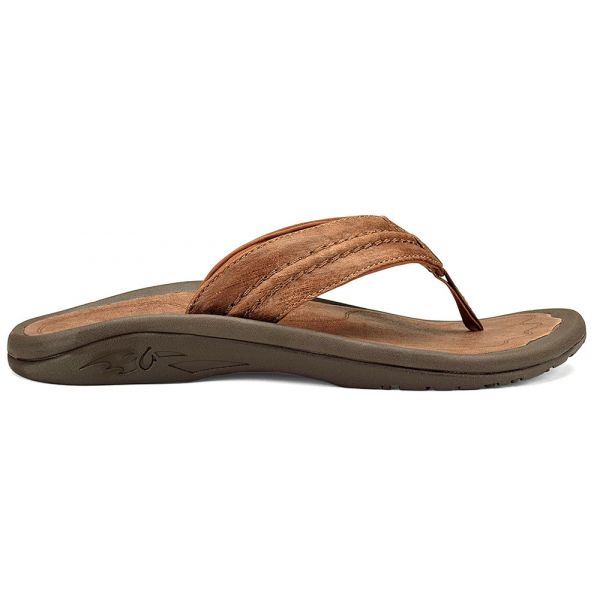 OluKai Hokua Leather Men's Sandals