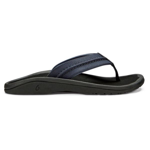 OluKai Hokua Mens Sandal - Blue Depth/Black - 10