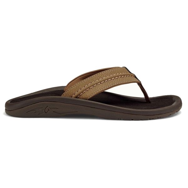 OluKai Hokua Men's Sandal - Tan/Tan - 10