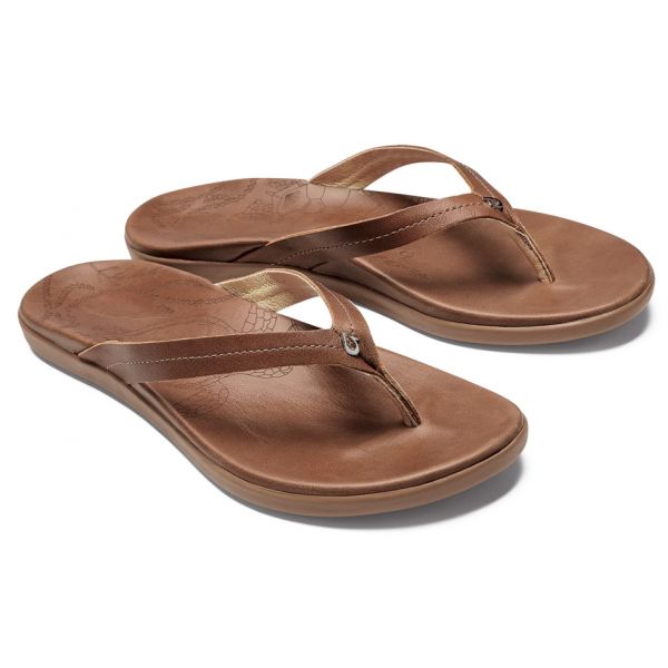 Olukai Honu Women's  Sandal - Tan - 10