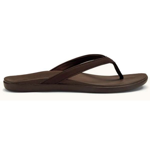 OluKai Ho'Opio Women's Sandal - Kona Coffee/Kona Coffee