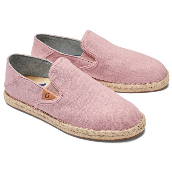 OluKai Kaula Pa'A Kapa Women's Espadrille - Rose Sea Salt - 10