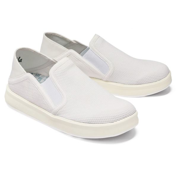 OluKai Ki'Ihele Women's Sneaker - Bright White - 10