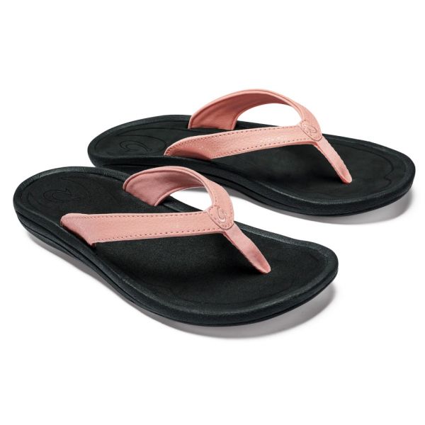 OluKai Kulapa Kai Women's Sandal - Petal Pink/Black - 10