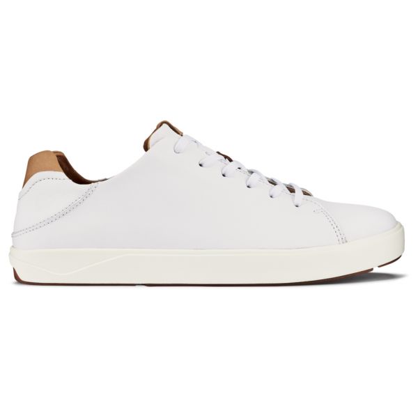 OluKai Lae'Ahi Li 'Ili Men's Sneaker - White/White - 10.5