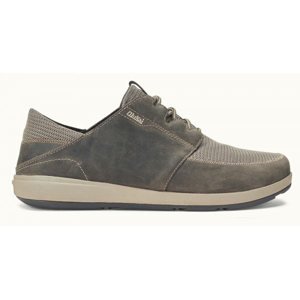 OluKai Makia Lace Men's Shoe  - Clay/Kona 10.5