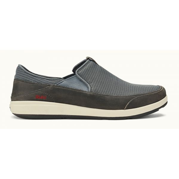 OluKai Makia Men's Shoe - Charcoal/Charcoal - 10.5