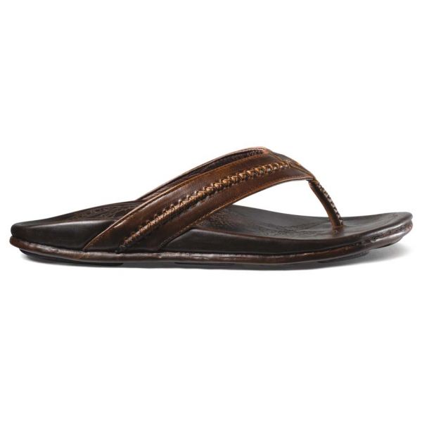 OluKai Mea Ola Men's Sandal - Dark Java - 10