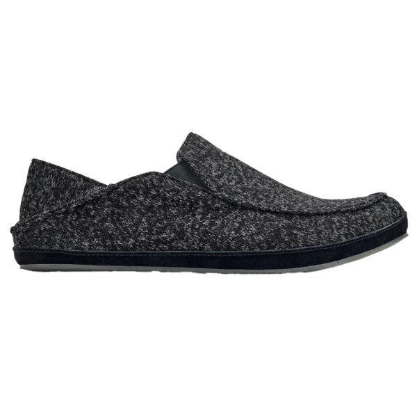 OluKai Moloa Hulu Slipper - Black - 10