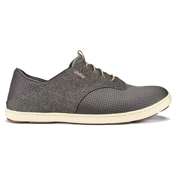 OluKai Nohea Moku Men's Shoe - Charcoal/Clay - 7