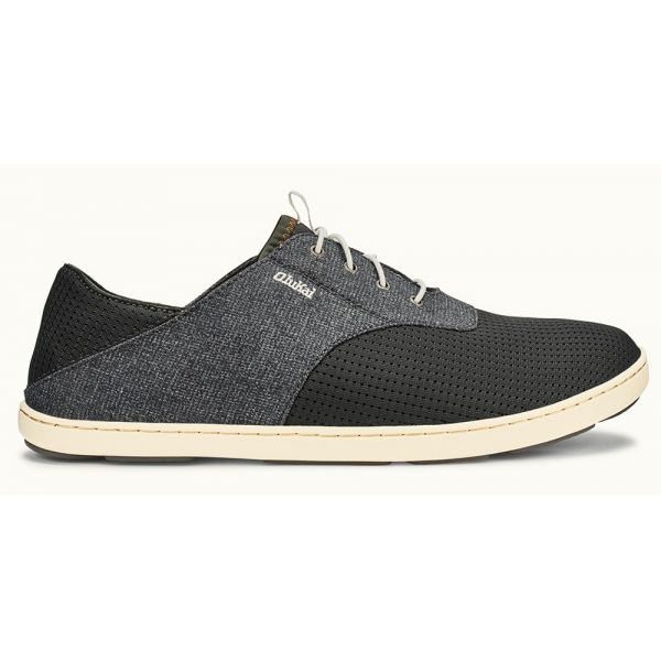 OluKai Nohea Moku Men's Shoe - Dark Shadow/Dark Shadow