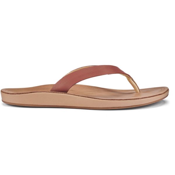 OluKai Nonohe Women's Sandal - Cedarwood/Golden Sand - 10