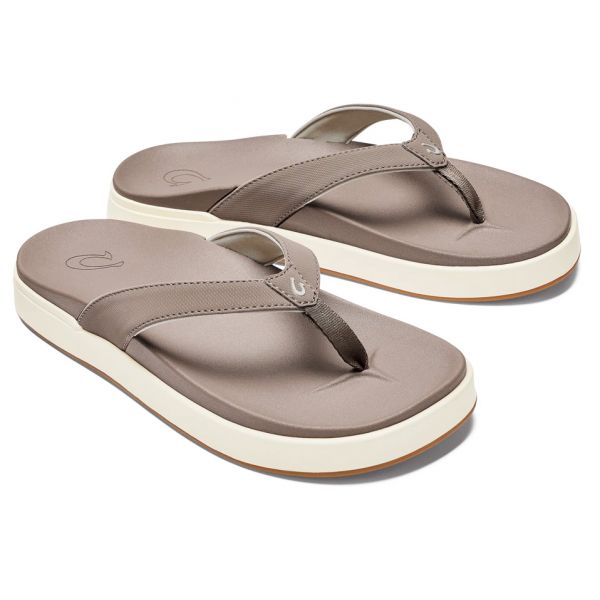 OluKai Nu'A Pi'O Women's Sandal - Warm Taupe - 10