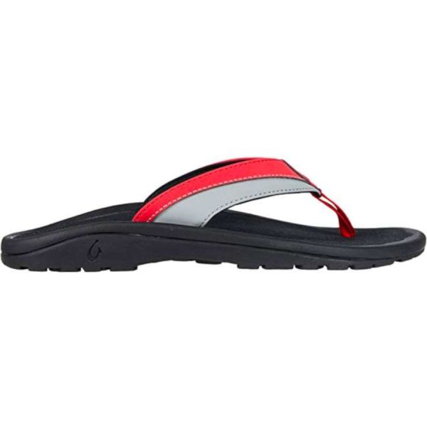 OluKai Ohana Koa Men's Sandal - Lychee Red - 10