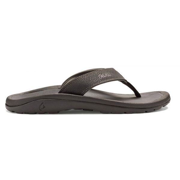 OluKai Ohana Men's Sandal - Black/Dark Shadow