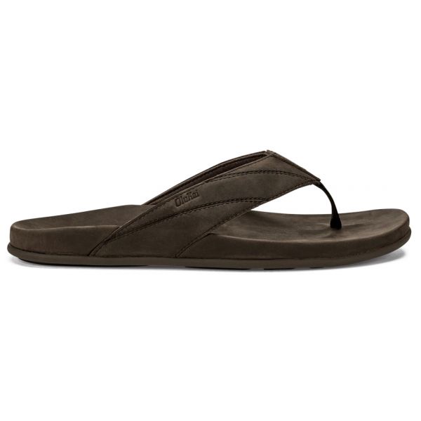 OluKai Pikoi Men's Sandal - Dark Wood - 10