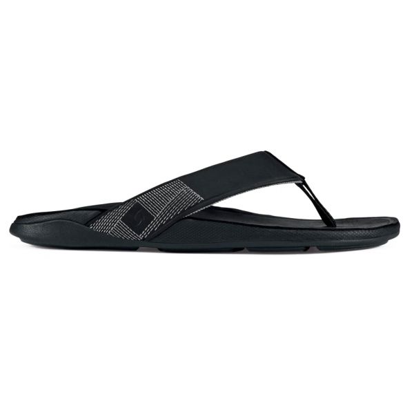 OluKai Tuahine Sandal - Black - 10