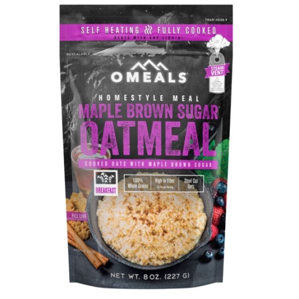 Omeals Self Heating Homestyle Meal - Maple Brown Sugar Oatmeal