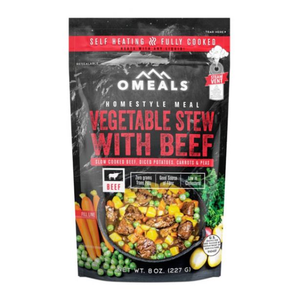 Omeals Self Heating Homestyle Meal - Vegetable Beef Stew