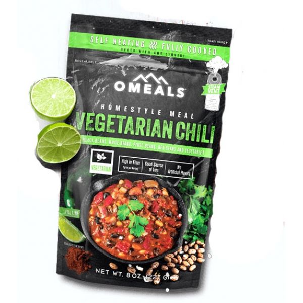 Omeals Self Heating Homestyle Meal - Vegetarian Chili