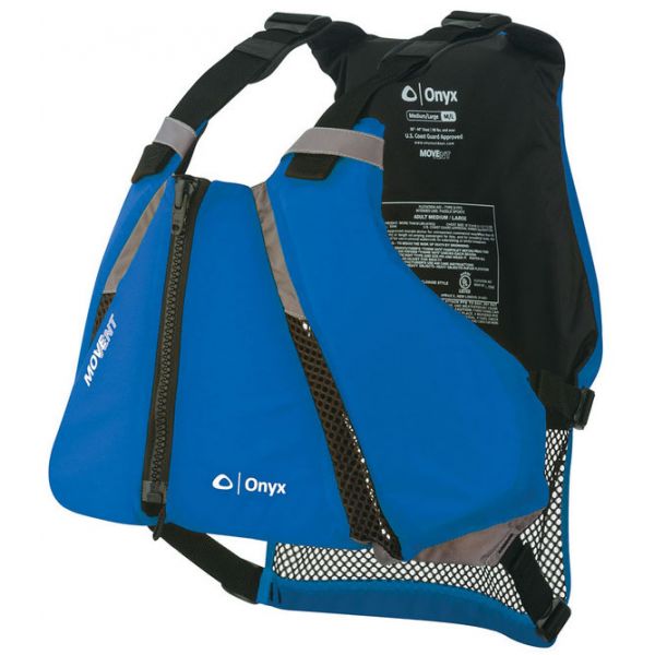 Onyx MoveVent Curve Paddle Sports Life Vest - Blue/Black - XS/S