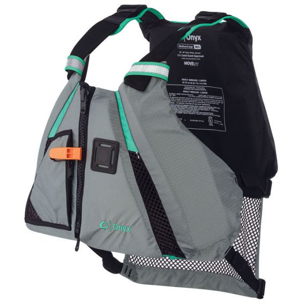 Onyx MoveVent Dynamic Paddle Sports Life Vest - Aqua - XS/SM