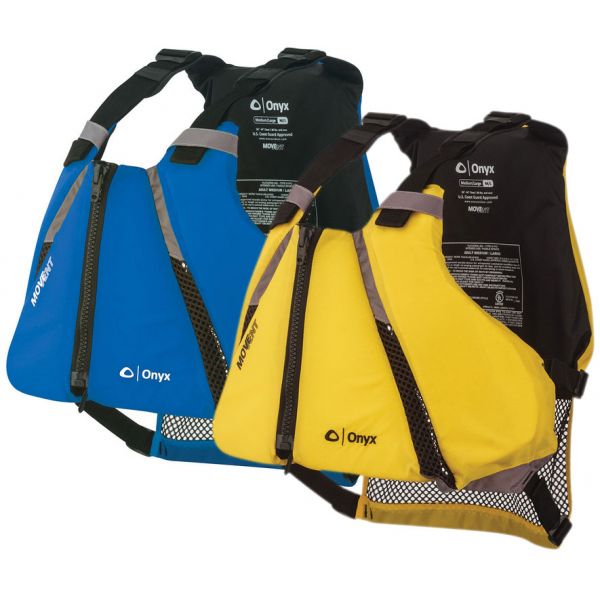 Onyx MoveVent Curve Paddle Sports Life Vest - TackleDirect