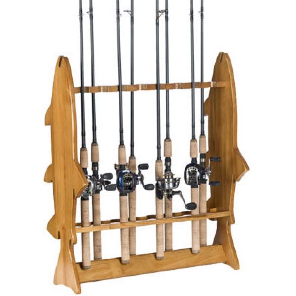 Organized Fishing FFR 16-Rod 'Fish' Floor Rack