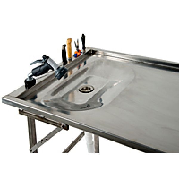 Organized Fishing SST-001SK Gray Stainless Steel Fillet Table