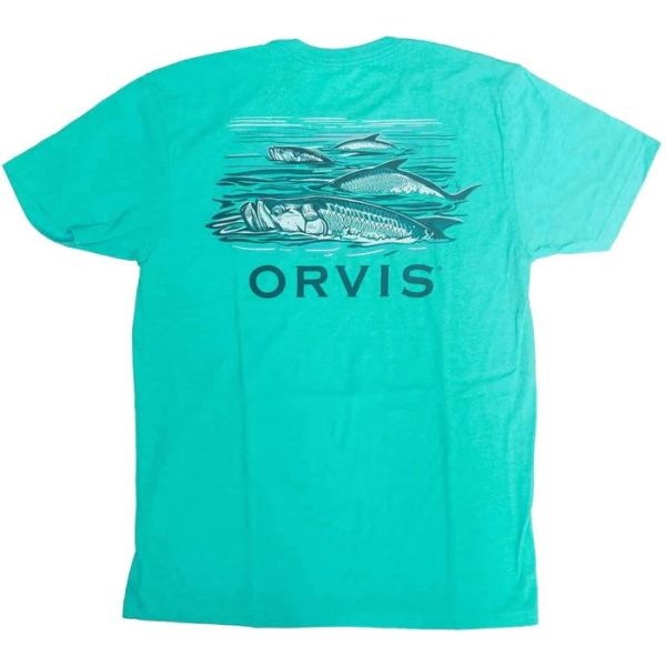 Orvis Rolling Tarpon Tee - Light Blue - Medium