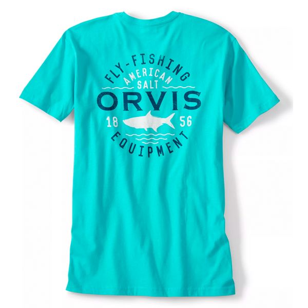 Orvis American Salt Short Sleeve T-Shirt - Blue - 2X-Large