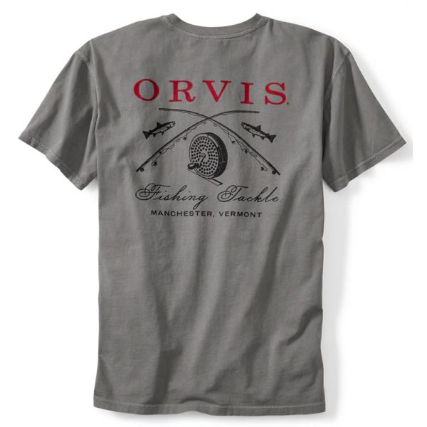 Orvis Crossed Rods Vintage Pocket Shirt - Lead - 2X-Large