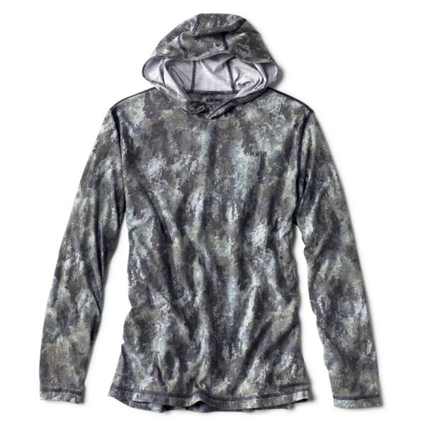 Orvis Dri-Release Hoodie - Blue Wash Print - 2X-Large