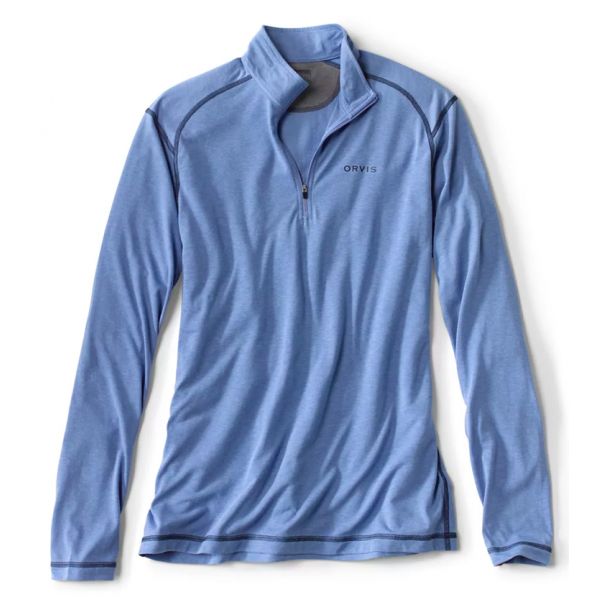 Orvis Dri-Release Quarter Zip Shirt - Bright Cobalt - 2X-Large