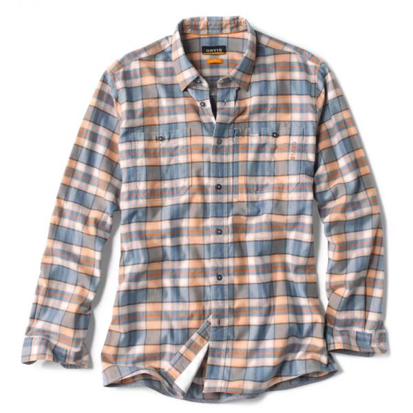 Orvis Flat Creek Tech Flannel Shirt - Harvest Gold - Medium