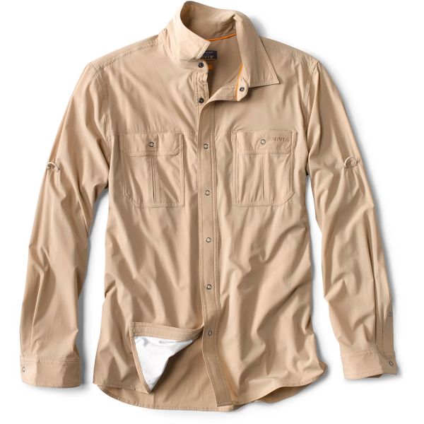 Orvis Jackson Quick-Dry Utility Long Sleeve Shirt - Sandcastle - 2XL