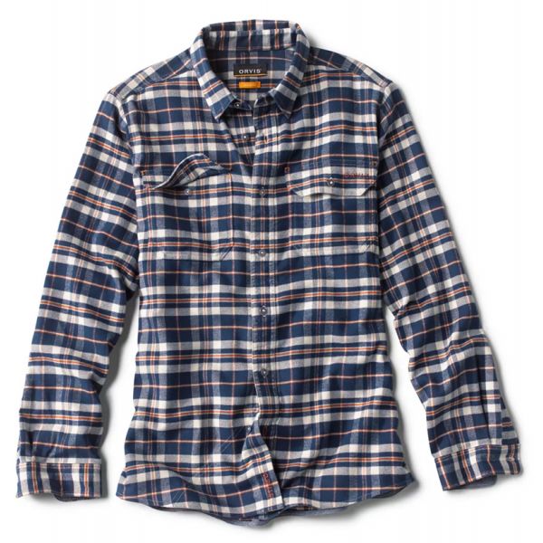 Orvis Mid Mountain Tech Flannel Shirt - Ink - Medium