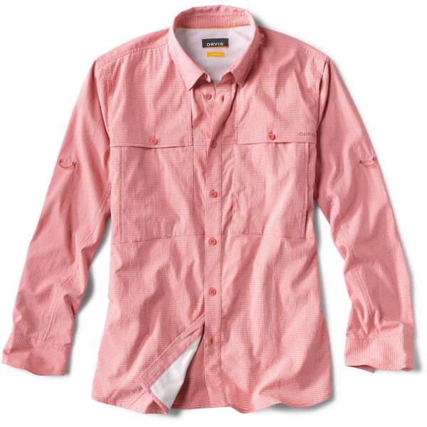 Orvis Open Air Caster Long Sleeve Shirt - Faded Red - Medium